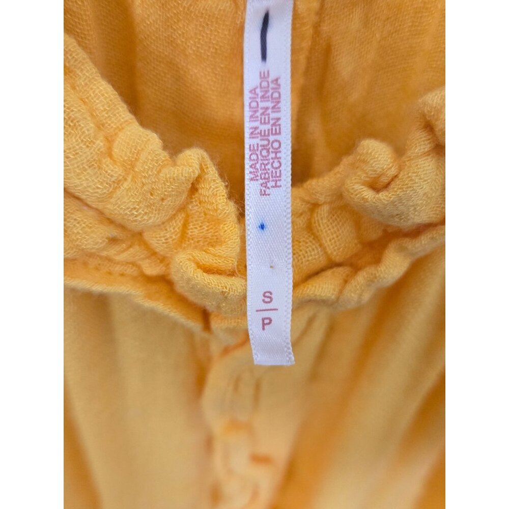 Free People Mckinley Ruffle Maxi Dress, Boho Chic Summer Staple, Banana Yellow S - Picture 10 of 10
